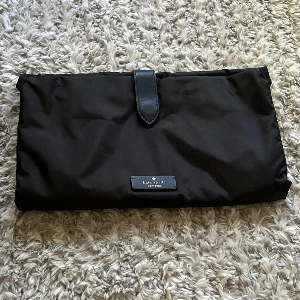 Kate Spade Black and Red Floral Baby Bag